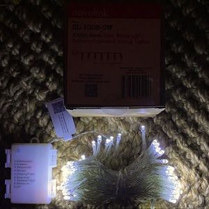 Clear White Fairy Lights Indoor Outdoor Micro Rice Lights Multi Function NWT